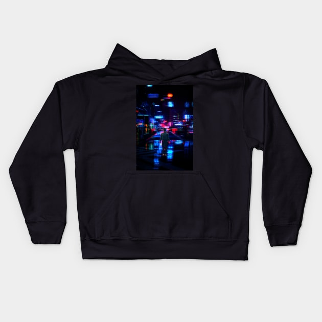 Blurred Reality Kids Hoodie by tjimageart